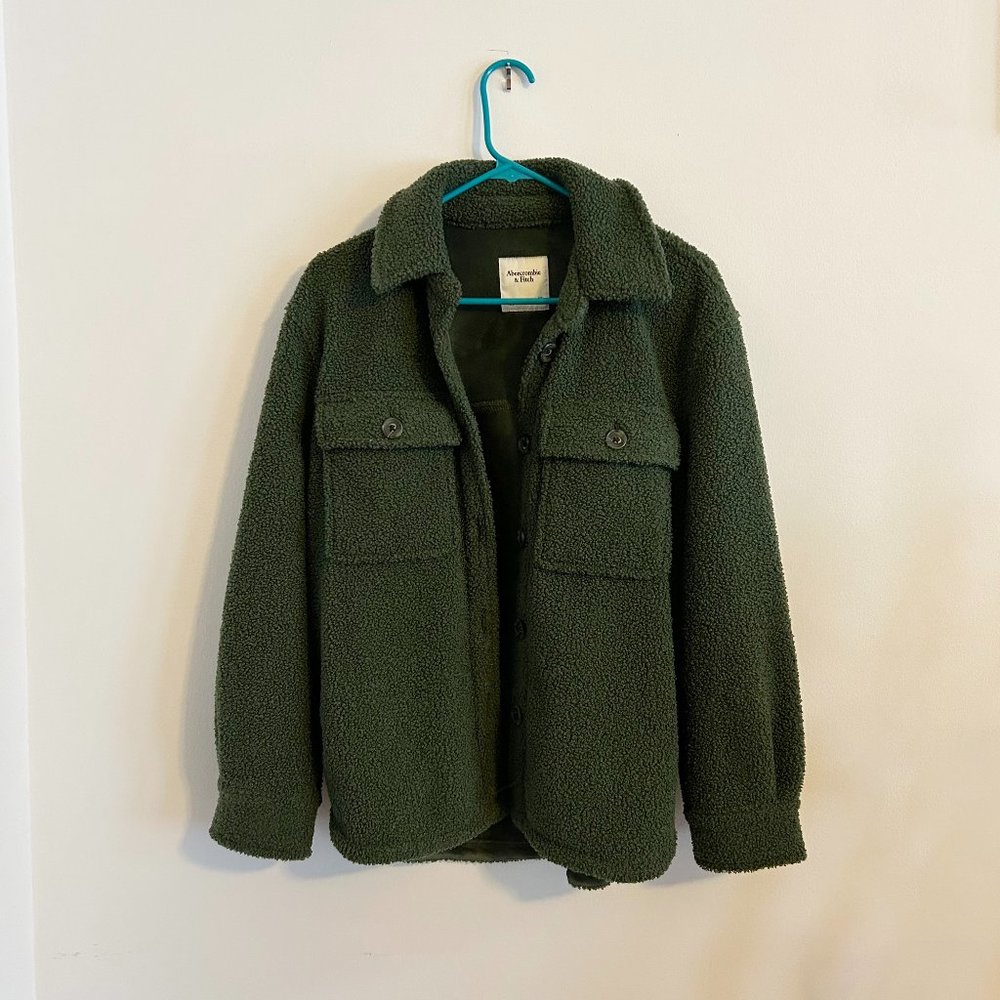 Abercrombie & Fitch Sherpa Shirt Jacket